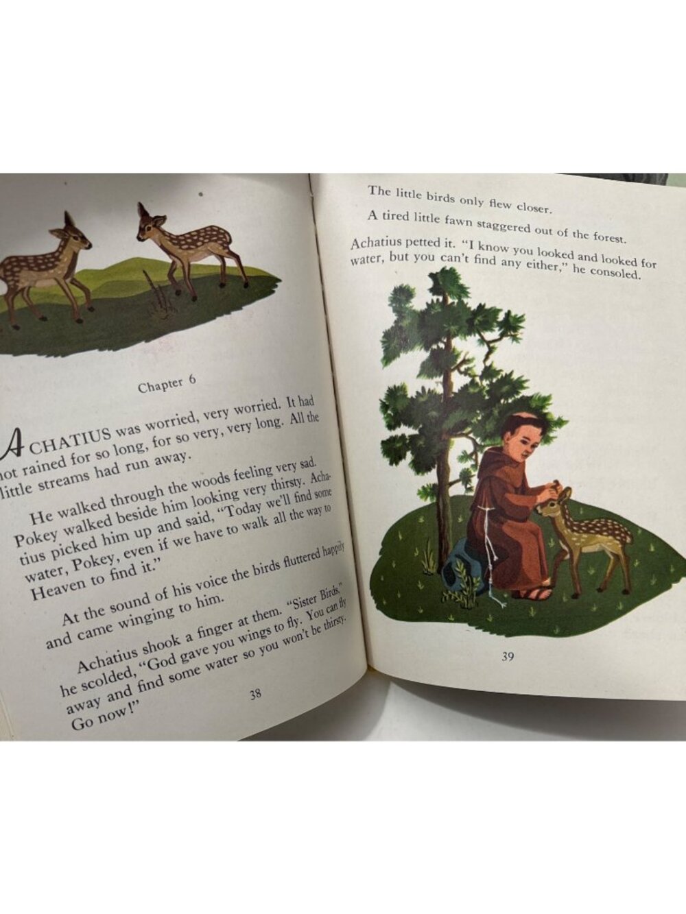 The Littlest Brother Sister M Joselma OSF Vtg 1955 Franciscan Harold Press Faith - Picture 6 of 10